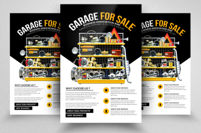 Garage Sale Flyers Template 