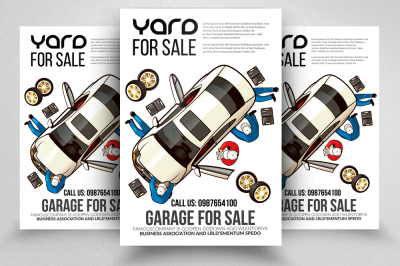 Garage Sale Promotion Poster