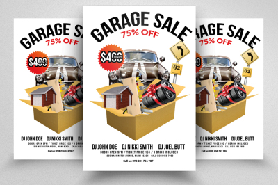 Garage Sale Promotion Posters