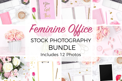 Feminine Office Styled Stock Photo Bundle