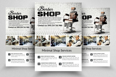 Barber Shop/ Salon Flyer Templates