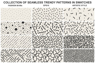 Memphis seamless patterns vol 1