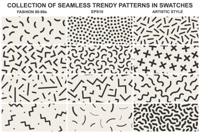 Memphis seamless patterns vol 2