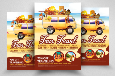 Tour & Travelling Agency Flyer