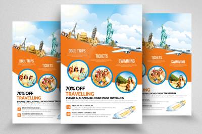 Tour & Travel Company Flyers