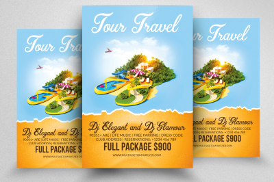 Tour & Travel Company Flyers