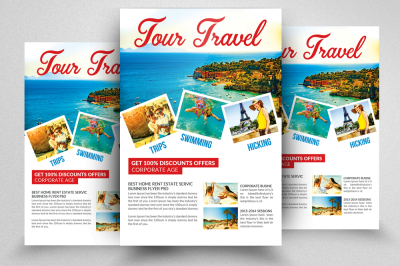 Tour & Travel Flyer Templates