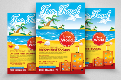 Tour & Travel Flyer Templates