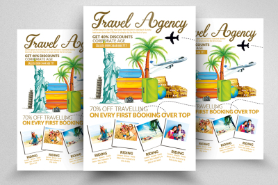 Tour & Travel Flyer Templates