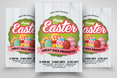 Spring and Easter Flyer Template