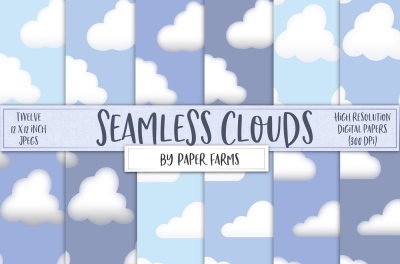 Seamless cloud patterns 