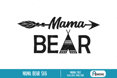 mama bear svg,mama bear dxf,bear svg,bear svg file,bear dxf,mama bear