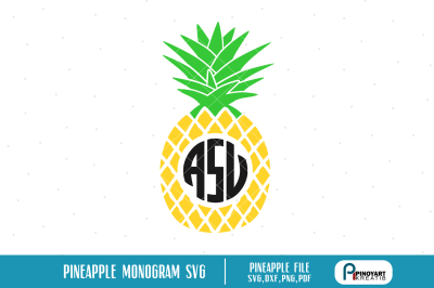 pineapple svg,pineapple monogram svg,pineapple dxf file,pineapple dxf