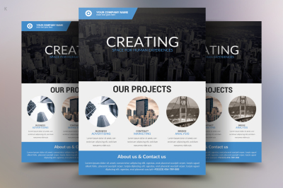 Constructions Business Flyer Template