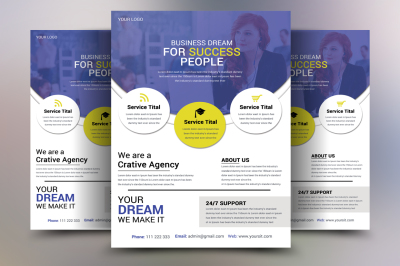 Corporate Business Flyer Template - M1