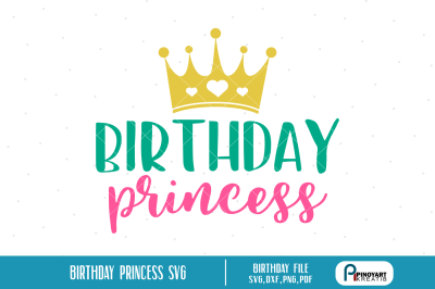 birthday princess svg,birthday princess dxf,princess svg,princess dxf