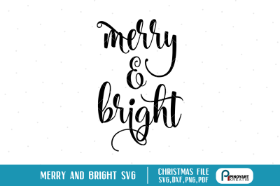 merry and bright svg,merry and bright dxf file,christmas svg,christmas