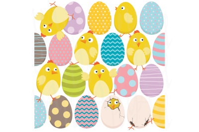 Easter Chicks and Sweet Easter Eggs 