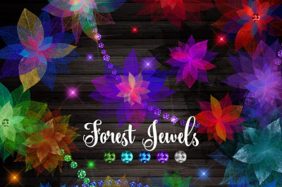 Forest Jewels Clipart