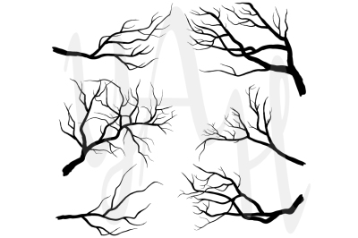 Branch Silhouettes Clip art