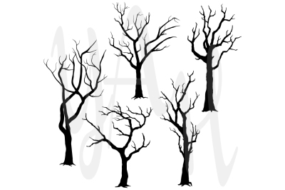 Tree Silhouettes Clip art