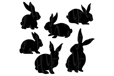 Easter Bunny Silhouette