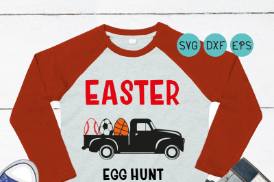 Easter, Boy Easter Truck ,Easter egg hunt, sport egg svg, boy east