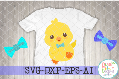 EASTER CHICK SVG DXF EPS AI CUTTING FILE