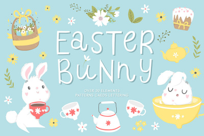 Easter Bunny - spring set