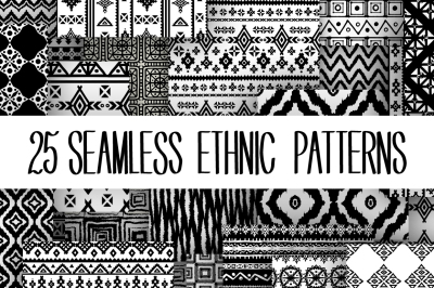 Ethnic seamless patterns