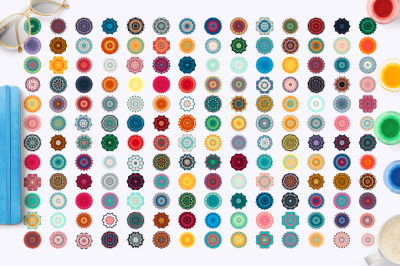 168 Colorful Mandalas
