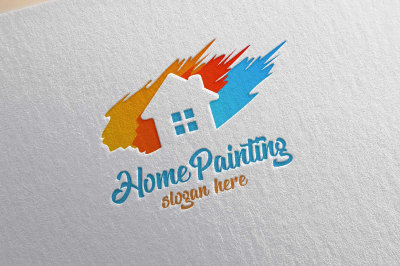 400 3438084 a48b7072bfee26223d16f849642836e6072ea4df home painting vector logo design