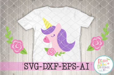 Unicorn SVG DXF EPS AI - cutting file