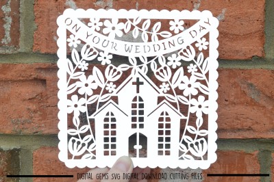 Wedding Paper Cut SVG / DXF / EPS Files