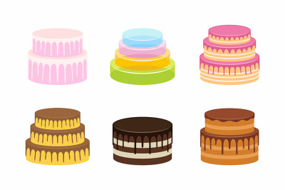 Cakes set