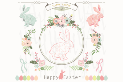 Floral Geometric Easter Collections