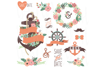 Nautical Floral Wedding Collections