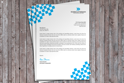 Letter Head Print Template