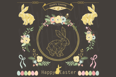 Chalkboard Floral Easter