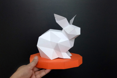 DIY Easter Rabbit - 3d papercraft