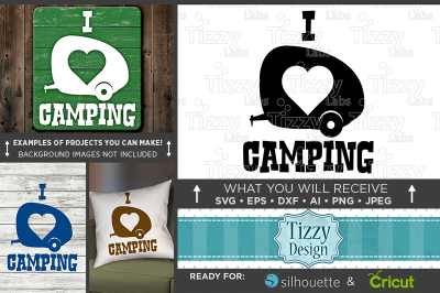 I Love Camping SVG File - Camper Svg - Camping Svg - 697