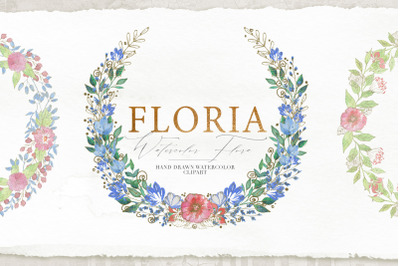 Collection of Floristic Cliparts