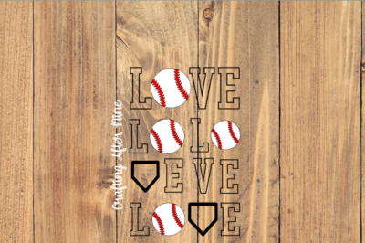 Baseball Svg, Love Svg