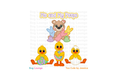 Easter Me and My Peeps SVG Cut File