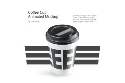 Coffee Cup Animated Mockup