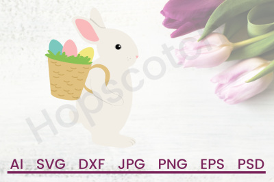 Bunny SVG&2C; Easter SVG&2C; DXF File&2C; Cuttable File