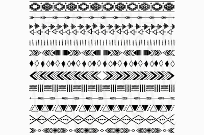 Tribal, Aztec borders Collections