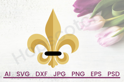 Fleur De Lis SVG, DXF File, Cuttable File