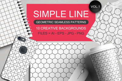 Seamless geometric patterns vol 1