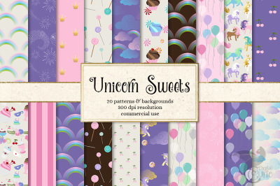 Unicorn Sweets Patterns